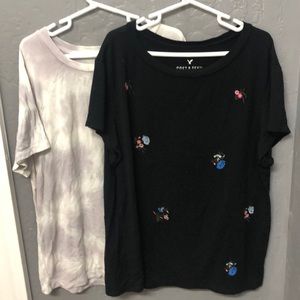 2 PACK AMERICAN EAGLE T-SHIRTS!!